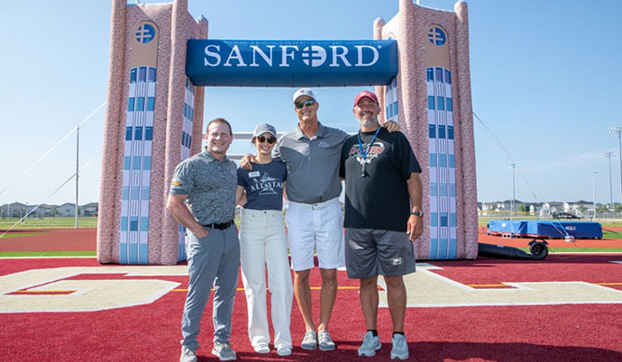 Roger Maris family at the Youth Football Clinic